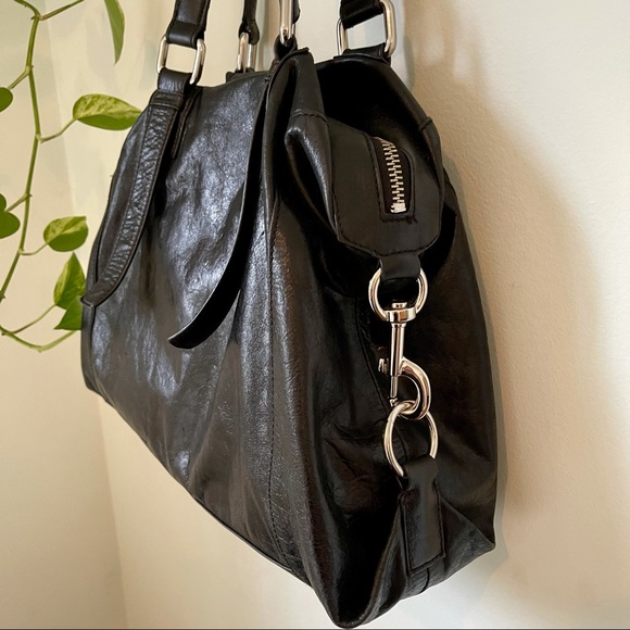 Club Monaco Handbags - Club Monaco 100% Leather Hobo Bag